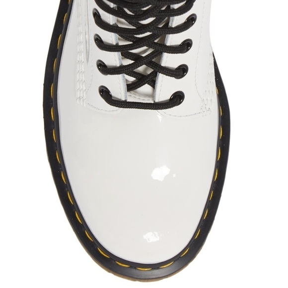 {Dr. Martens} 1460 BEX PATENT LEATHER LACE UP BOOTS - Picture 8 of 14